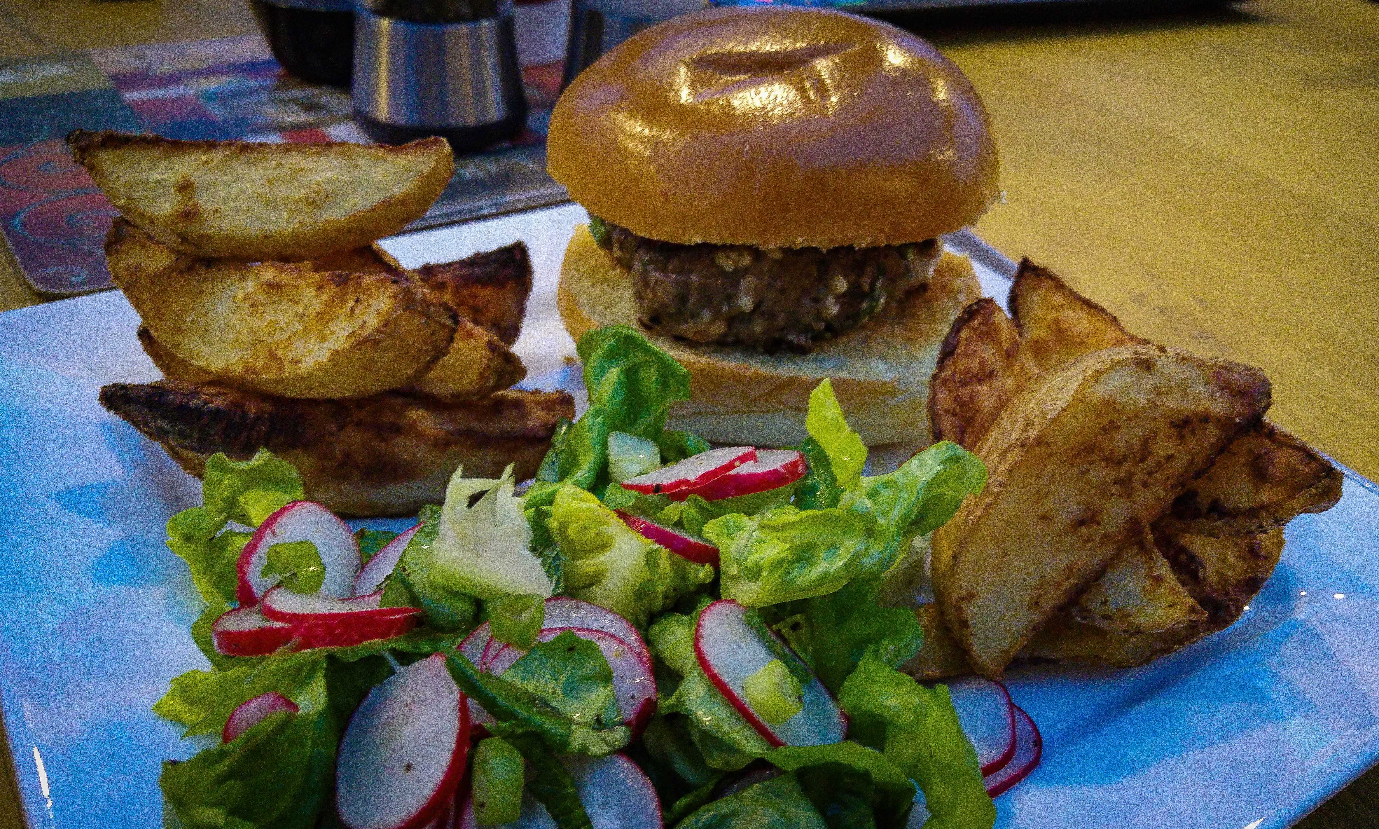 Lamb & Feta Brioche Burger