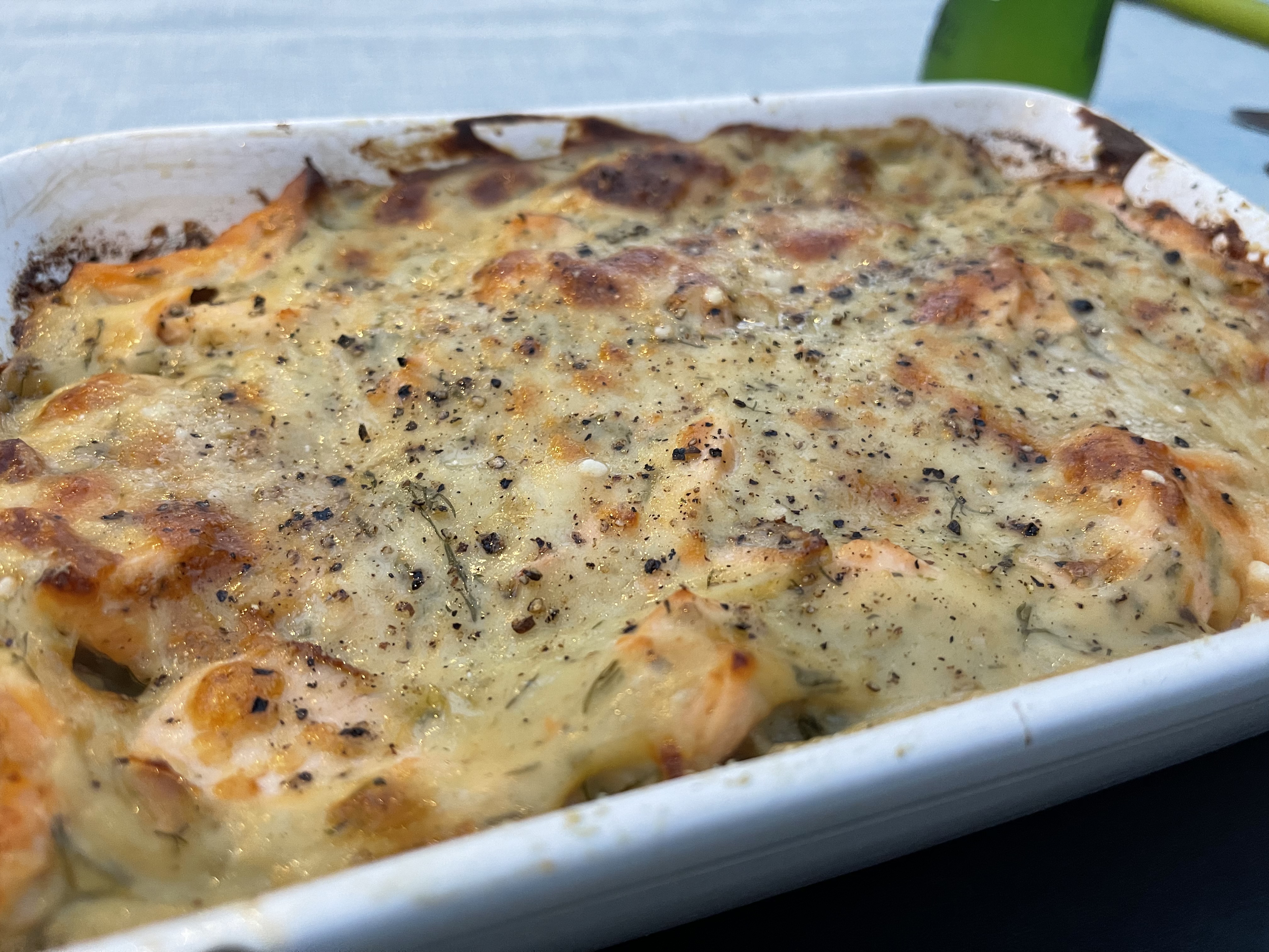 Salmon and Courgette Lasagne